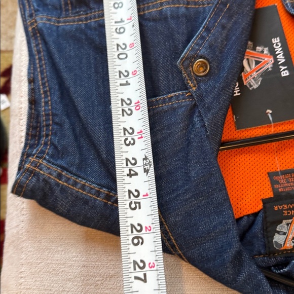 Vance biker wear vintage denim vest - Picture 7 of 10
